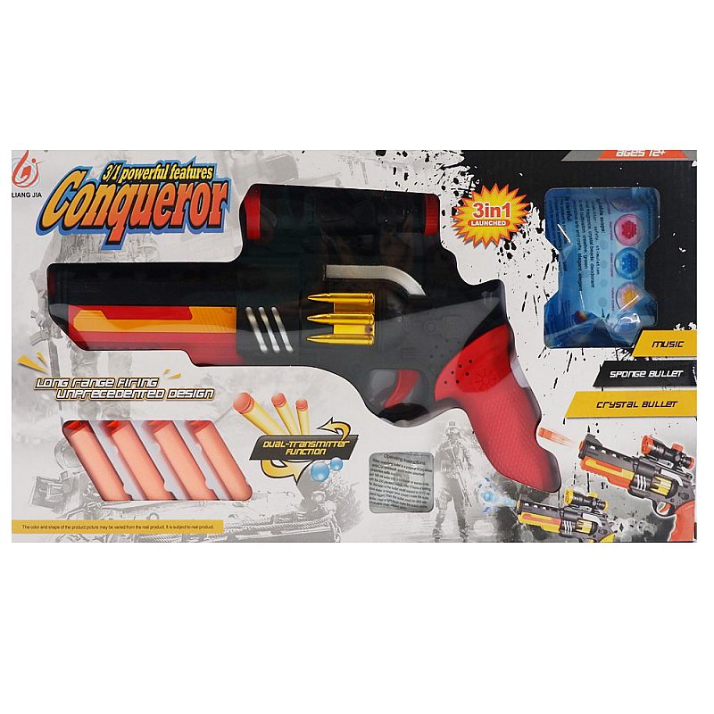 Tomindo SOFT BLASTER CONQUEROR 126 - nerf gun tembak tembakan
