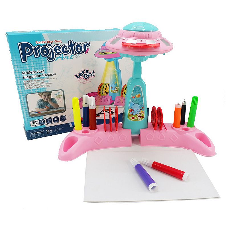 Tomindo mainan edukasi - PROJECTOR ART 22088-21 - menggambar dan mewarnai