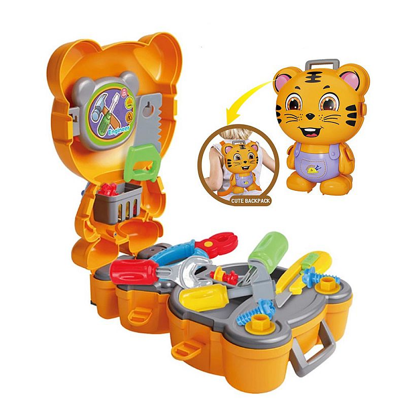 Tomindo Pet Backpack TOOL 668 - OREN - mainan alat perkakas