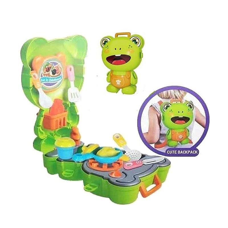 Tomindo Pet Backpack KITCHEN 668 - HIJAU - mainan dapur dapuran