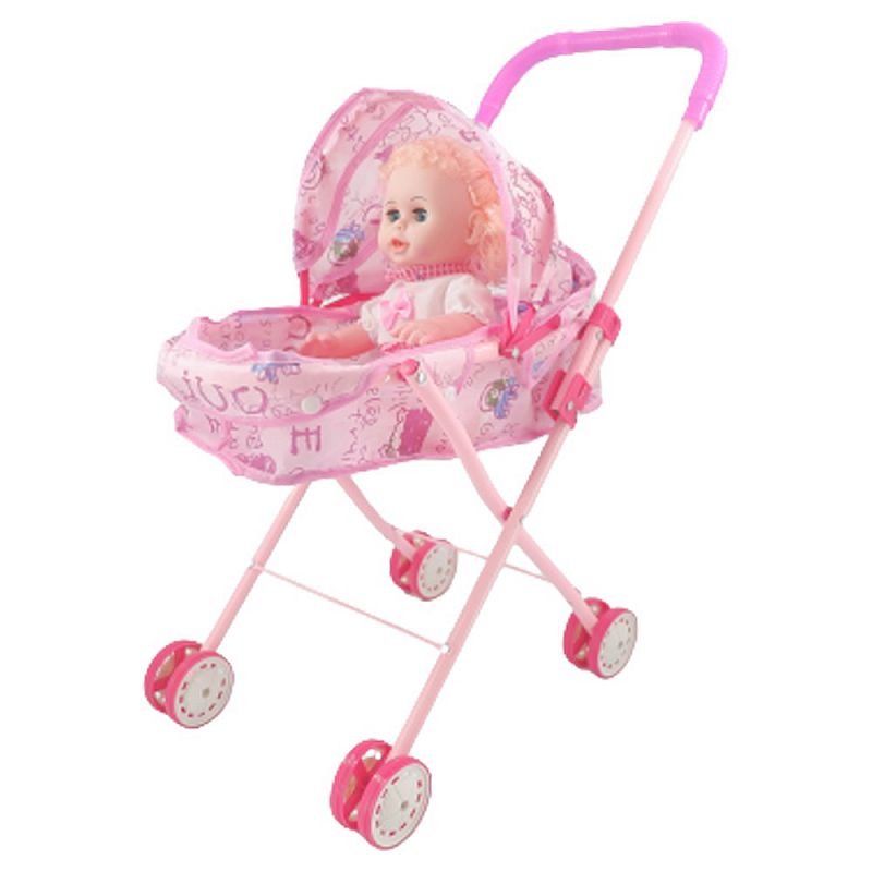 Tomindo Stroller Boneka Kotak mainan anak perempuan