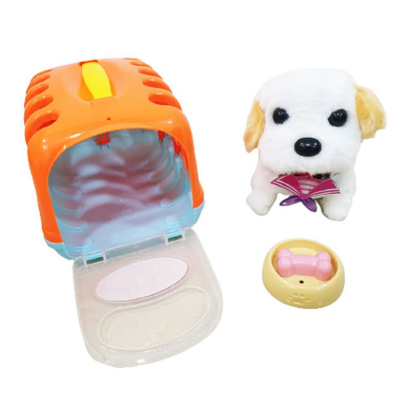 Tomindo Mainan Anak Boneka Anjing Dengan Kandang mainan anak perempuan laki laki