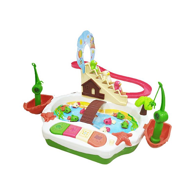 Tomindo Mainan Anak Pancingan dan Trek Happy Fishing Game Track Pinguin
