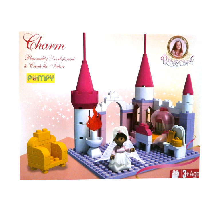 Tomindo Block Princess Diary Charm 20201 - lego blocks blok mainan balok susun