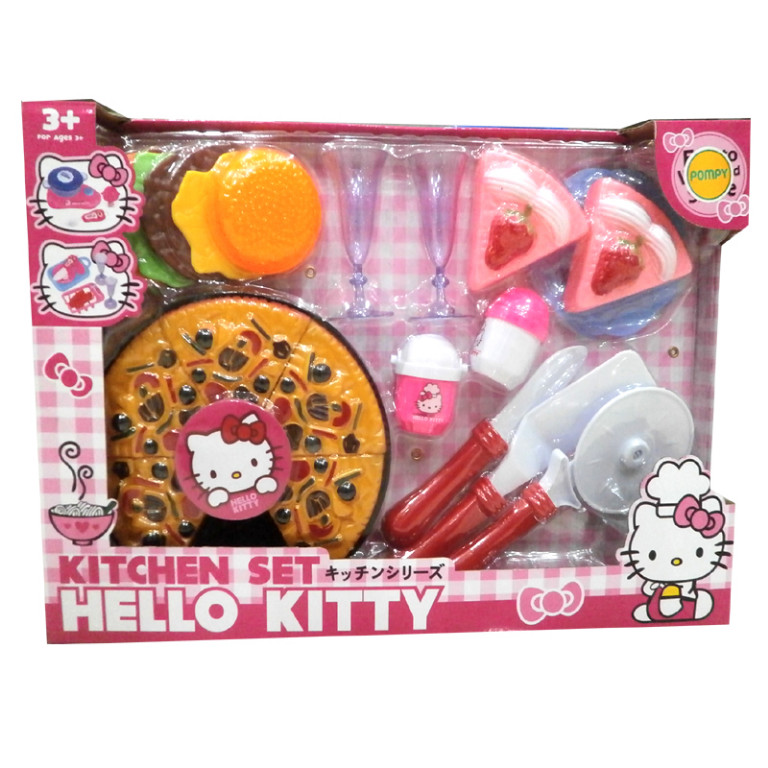 Tomindo Mainan Anak Kitchen Set Hello Kitty PIZZA 662-10