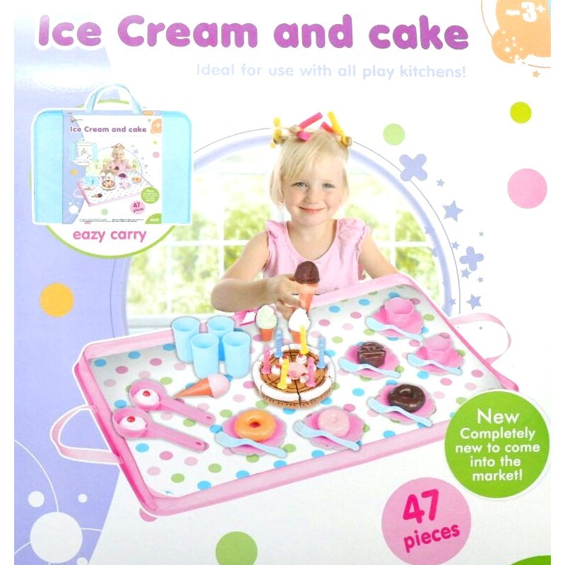 Tomindo Ice Cream and Cake - Easy Carry (Tas) JJF8005B - mainan anak