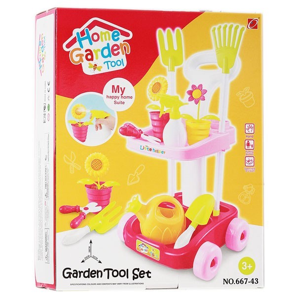 Tomindo mainan alat taman - Garden Tool Set 667-43