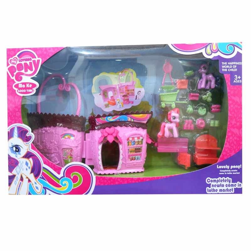 Tomindo mainan boneka - Little Pony Bag Set - 737