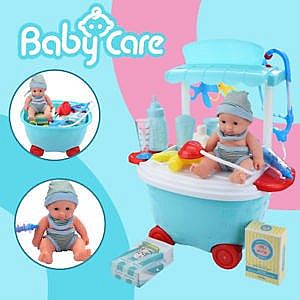 Tomindo Doctor Baby Care Doctor Trolley 5D502 - mainan dokter dokteran