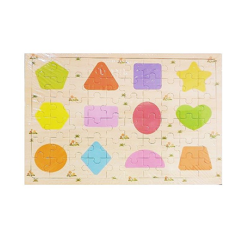 Tomindo Puzzle Kayu Bentuk PZ-2 - mainan edukasi anak