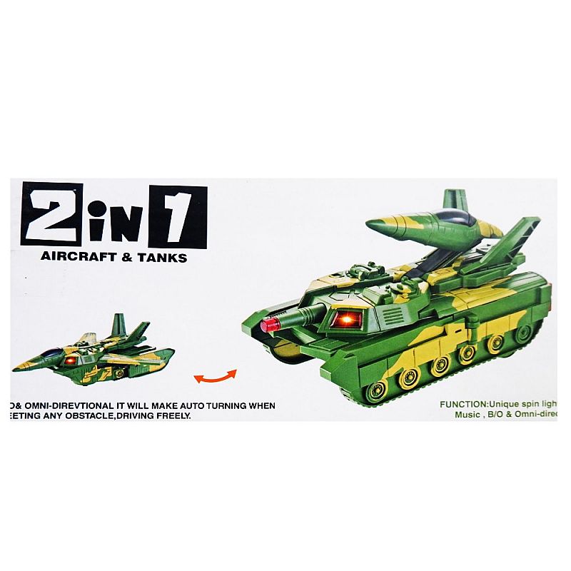 Tomindo - Aircraft 2 in 1 - Tank berubah jadi pesawat - 3339A