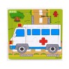 Puzzle Kayu Transport - Ambulance